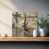 Tulup Glasuhr Wanduhr Küchenuhr Echt-Glas 30x30 cm Modern Produktbild-Vorschau 2