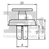 5x FA1 Clip Zier- / Schutzleiste 74-20002.5 passend für Produktbild-Vorschau 2