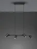 TRIO Trio Marley -riippuvalaisin 80 cm, 4-osainen, GU10, Anteprima dell’immagine prodotto 2