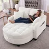okwish 2-v-1 Rozkládací postel Modulární pohovka Lounge Náhled obrázku produktu 1