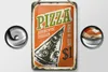Blechschild Retro 12x18cm Pizza best in town Produktbild-Vorschau 2