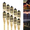 Fiqops Gartenfackel Fackel Weihnachtsdeko Wegeleuchten 10x Produktbild-Vorschau 2