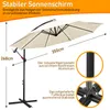 SWANEW Sonnenschirm Ampelschirm 350cm - Ampelschirm, Produktbild-Vorschau 5
