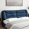 Polštář na čelo postele Hvar modrý 180 cm textil Náhled obrázku produktu 3