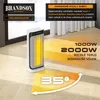 Brandson Fan Heater 2000W, keramický ventilátor s dálkovým Náhled obrázku produktu 3