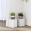 vidaXL Support pour plantes 2 pcs. Blanc 15x15x20 cm Bois Voir les images du produit 2