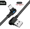 USB-C Kabel 90° Winkel LED Ladekabel Typ A-C Produktbild-Vorschau 14