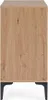 Kommode Melys 40 x 78 x 80 cm Stahl MDF Spanplatte Braun Schwarz_Natur24 Anteprima dell’immagine prodotto