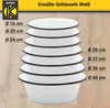 Karl Krüger 101401 Schüssel emailliert, weiß, Ø 40 cm Produktbild-Vorschau 6
