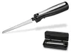 An electric knife and its storage case are shown against a white background. Produktbild-Vorschau