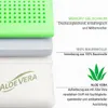 hERZtal Aloe Vera Memory-Schaum Kissen 80x40x15cm Produktbild-Vorschau 6