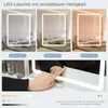 Schminktisch LED-Beleuchtung,mit Spiegel Hocker und 4 Produktbild-Vorschau 5