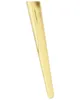 A close-up of a single gold-colored furniture leg. Náhľad obrázku produktu