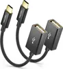 deleyCON 10cm USB-C auf USB-A OTG Kabel Adapter, 2 Stück Produktbild-Vorschau 1
