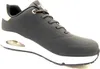 A single black Skechers sports shoe with white soles and gold accents is shown against a white background. Náhled obrázku produktu