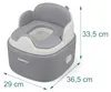 Relaxdays Töpfchen 4-in-1, Kindertoilette mit Deckel, HBT: Produktbild-Vorschau 4