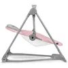 A side view of a pink and gray baby swing. Produktbild-Vorschau