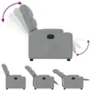 vidaXL Fauteuil relax gris clair Tissu Voir les images du produit 6