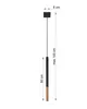 Lampada a sospensione MOZAICA 1 nero/rame 1xG9 8W acciaio Anteprima dell’immagine prodotto 13