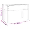 vidaXL Bac à plantes avec insert Brun 118x59x76 cm Sapin Voir les images du produit 8