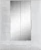Kleiderschrank - Weiß Hochglanz - 160 x 208 cm - mit Produktbild-Vorschau 6