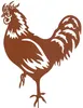 KOTARBAU® Gartendekoration Rostfiguren 65cm Hahn Henne Produktbild-Vorschau 7