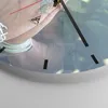 Wanduhr - Rund - Glasuhr - Hände Schmuck Boho - 30x30cm - Produktbild-Vorschau 5