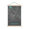 MuchoWow® Textilposter Karte - Stadtplan - Dinslaken - Produktbild-Vorschau 1