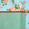 HOMESCAPES Blau-Rosa Gartenschürze mit Rosen-Design Produktbild-Vorschau 3