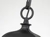 A close-up shot of the top suspension mechanism of a black pendant light. Produktbild-Vorschau