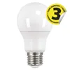 A white LED light bulb with a silver screw base, shown against a white background. A yellow circular sticker with black text indicating a '3 YEARS WARRANTY' is attached to the bulb. Náhled obrázku produktu
