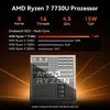 GEEKOM A7 Mini PC, AMD Ryzen 7 7730U, 32GB RAM, 500GB SSD, Produktbild-Vorschau 3