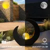 LUMILED Solarlampe LED im Halbmond Design mit Glaskugel für Produktbild-Vorschau 4