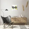 Wanduhr - Quadrat - Glasuhr - Person Auge Schatten Produktbild-Vorschau 6