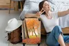 MuchoWow® Koffer Handgepäck Trolley Rollkoffer Kleine Produktbild-Vorschau 2