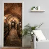 Türtapete selbstklebend | 200 x 90 cm Weinkeller Gewölbe Produktbild-Vorschau 1