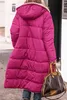 ASKSA Damen Lang Daunenmantel Warm Fleece Reversibel Produktbild-Vorschau 5