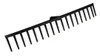 VERTO rastrello da giardino Rastrello da giardino 64 cm - ⌀ Anteprima dell’immagine prodotto 5