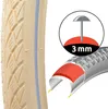 2x Pneu vélo Crème Retro Style 28" 50-622 increvable Voir les images du produit 4
