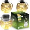 LUMILED 3er Set Solar Hängelaterne 12 cm IP44 3000K 20 LEDs Produktbild-Vorschau 10