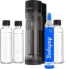 A soda maker with bottles and a CO2 cylinder against a white background. Anteprima dell’immagine prodotto