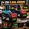 Akku Heißluftpistole 21V 2000W mit 2×4,0Ah Akku, Produktbild-Vorschau 8