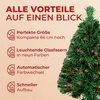CASARIA® Weihnachtsbaum künstlich 66 cm Klein Tisch Topf Produktbild-Vorschau 8