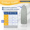 Yellocean Turbo Bügelbrettbezug aus Baumwolle mit Produktbild-Vorschau 2