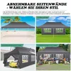 Pavillon 3x6m, chapiteau pliable tente de jardin étanche, Voir les images du produit 7