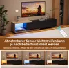 UnboxG TV-Lowboard 240 cm Schwarz mit LED-Beleuchtung, 3 Produktbild-Vorschau 2