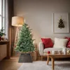 vidaXL Obroża choinkowa czarna 60 x 60 x 28 cm hiacynt Podgląd zdjęcia produktu 2
