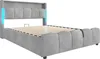 MODFU Lit Coffre 140x200 cm - Lit Double Capitonné avec Voir les images du produit 9