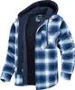 ASKSA Hommes Chemise d'hiver Doublure Chemise à carreaux Voir les images du produit 1