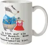 Mr. & Mrs. Panda Teetasse Modedesignerin Herz - Weiß - Produktbild-Vorschau 1